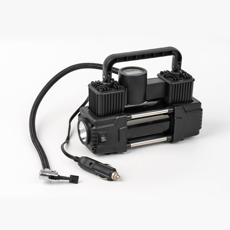 SX-211 kaksisylinterin ilmakompressori, jossa on korostus LED